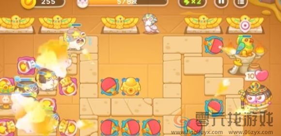 《保卫萝卜4》法老归来第6关通关攻略(图5) 《保卫萝卜4》法老归来第6关通关攻略(图5)