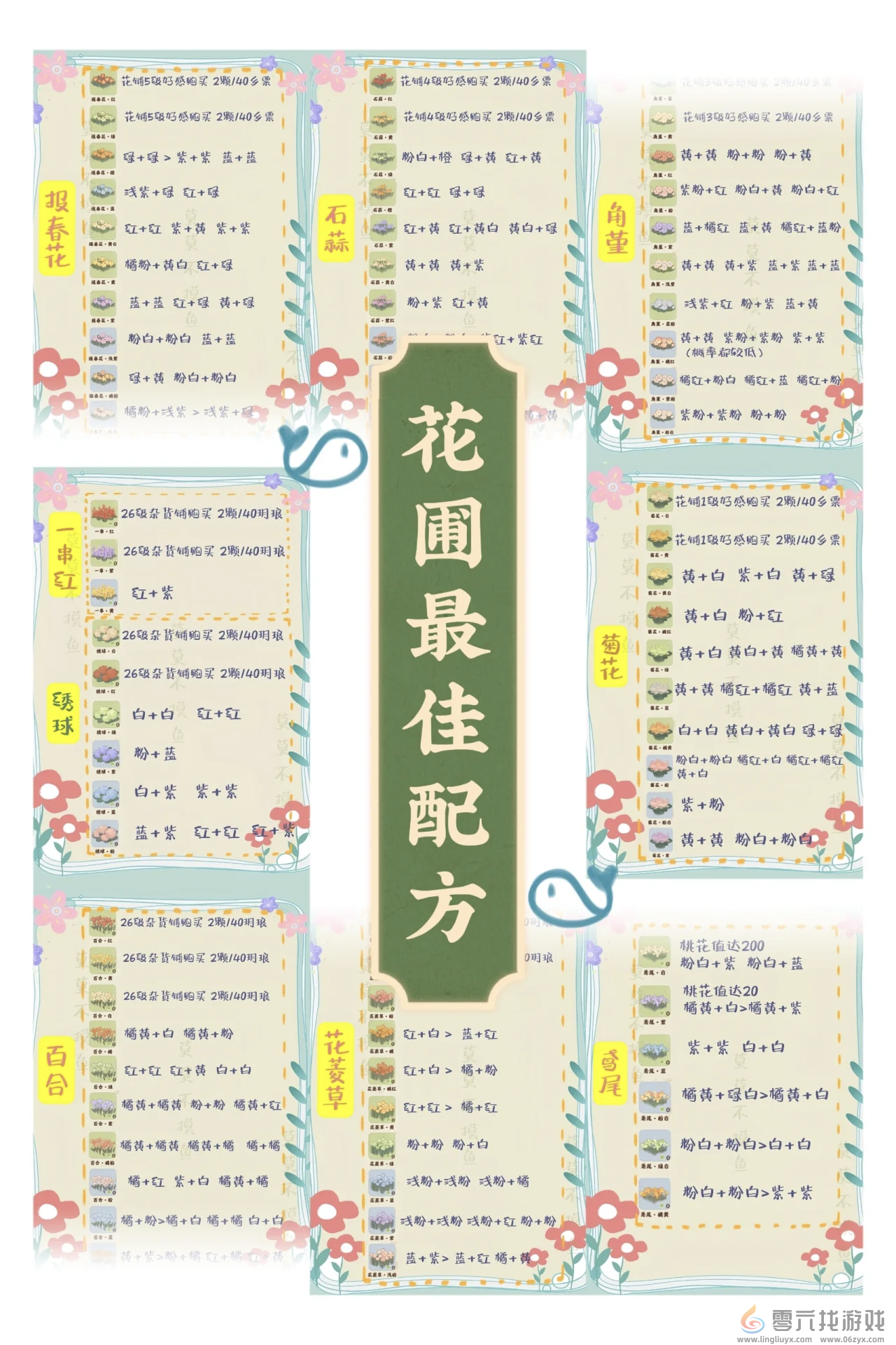 桃源深处有人家新手花圃攻略大全(图5) 桃源深处有人家新手花圃攻略大全(图5)