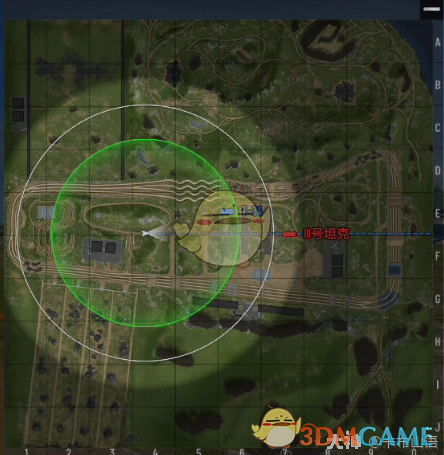 坦克连坦克四周不同圆圈距离解析(图5) 坦克连坦克四周不同圆圈距离解析(图5)