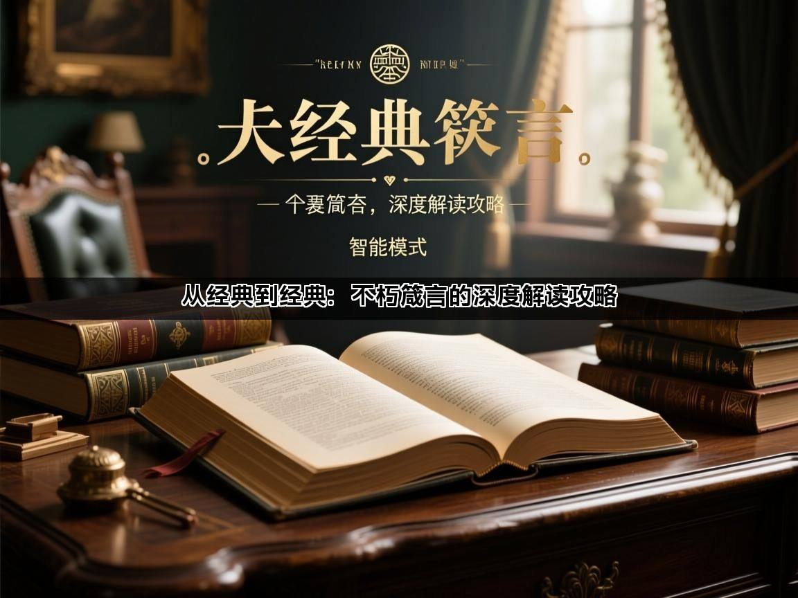 从经典到经典：不朽箴言的深度解读攻略(图1)